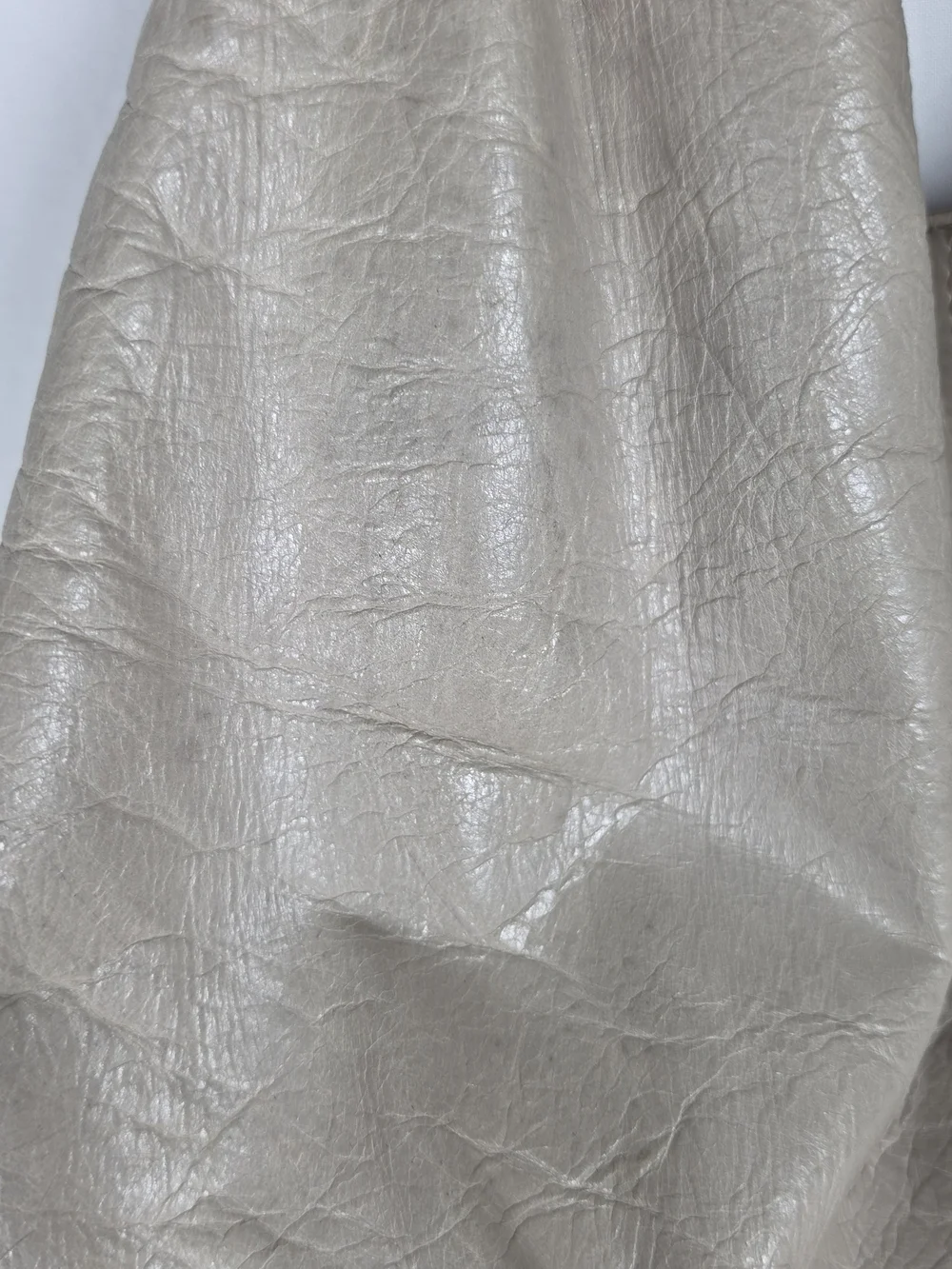 Rebecca Minkoff Hobo Bag Taupe Pebbled Leather Large Side Zip Womens Shoulder